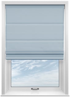 Tussah, Ice - Twist&Fit Roman Blind